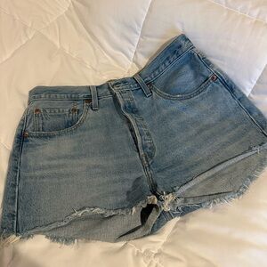 Levi's Blue Jean Shorts